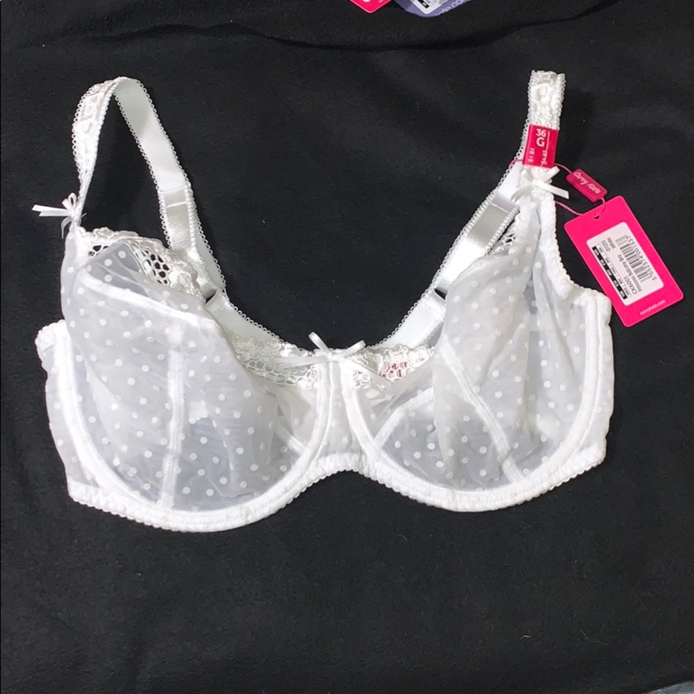 White Princess Balcony Bra